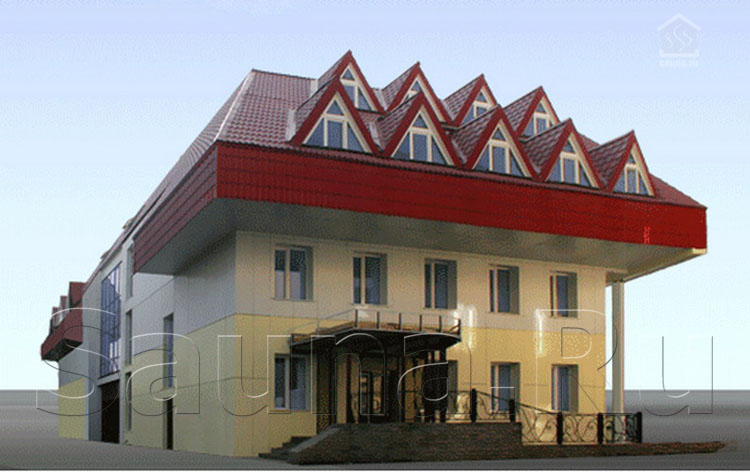 Сауна в гостинице Колибри