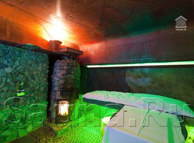 Царь-баня на дровах на Арбате