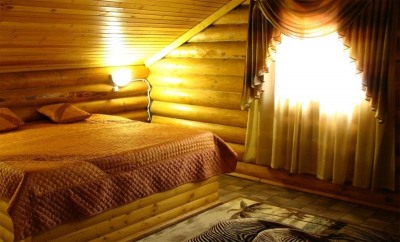 Баня на дровах на Волге \"Бобры\"