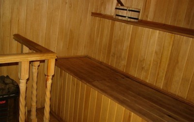 Баня на дровах на Волге