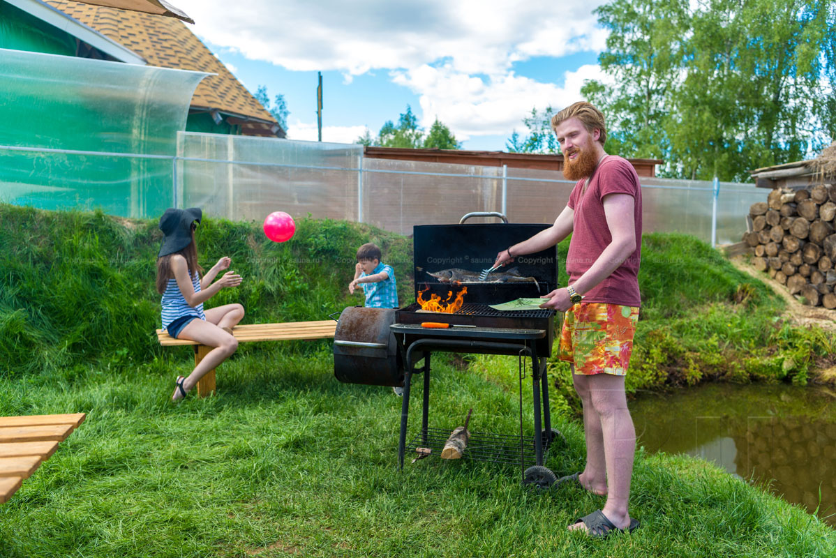 Семейная баня SPA и BBQ в гостях у Юсси