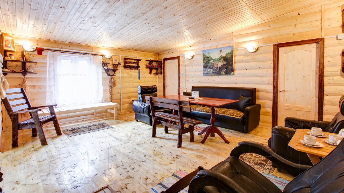 Русская баня на дровах