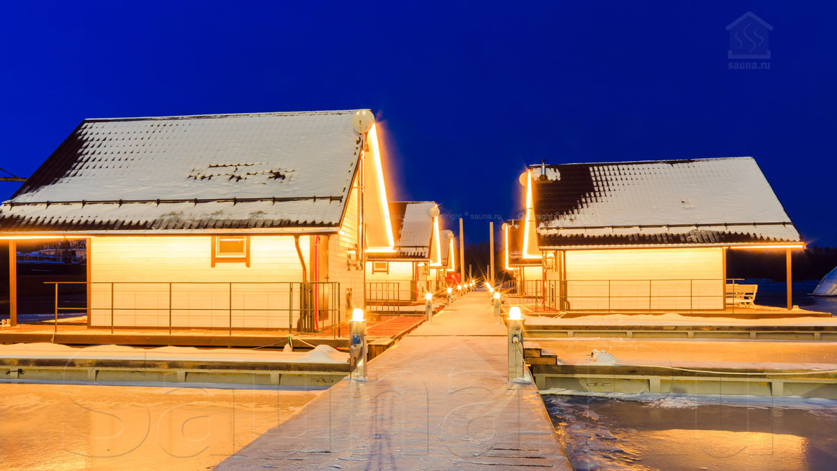 Банный комплекс на воде Ласточка