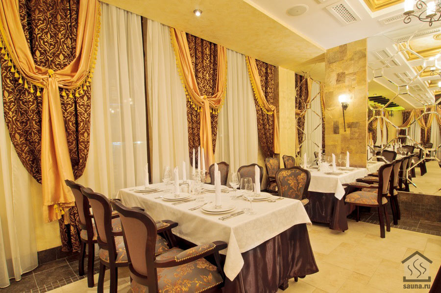 Сауна в отеле Troy